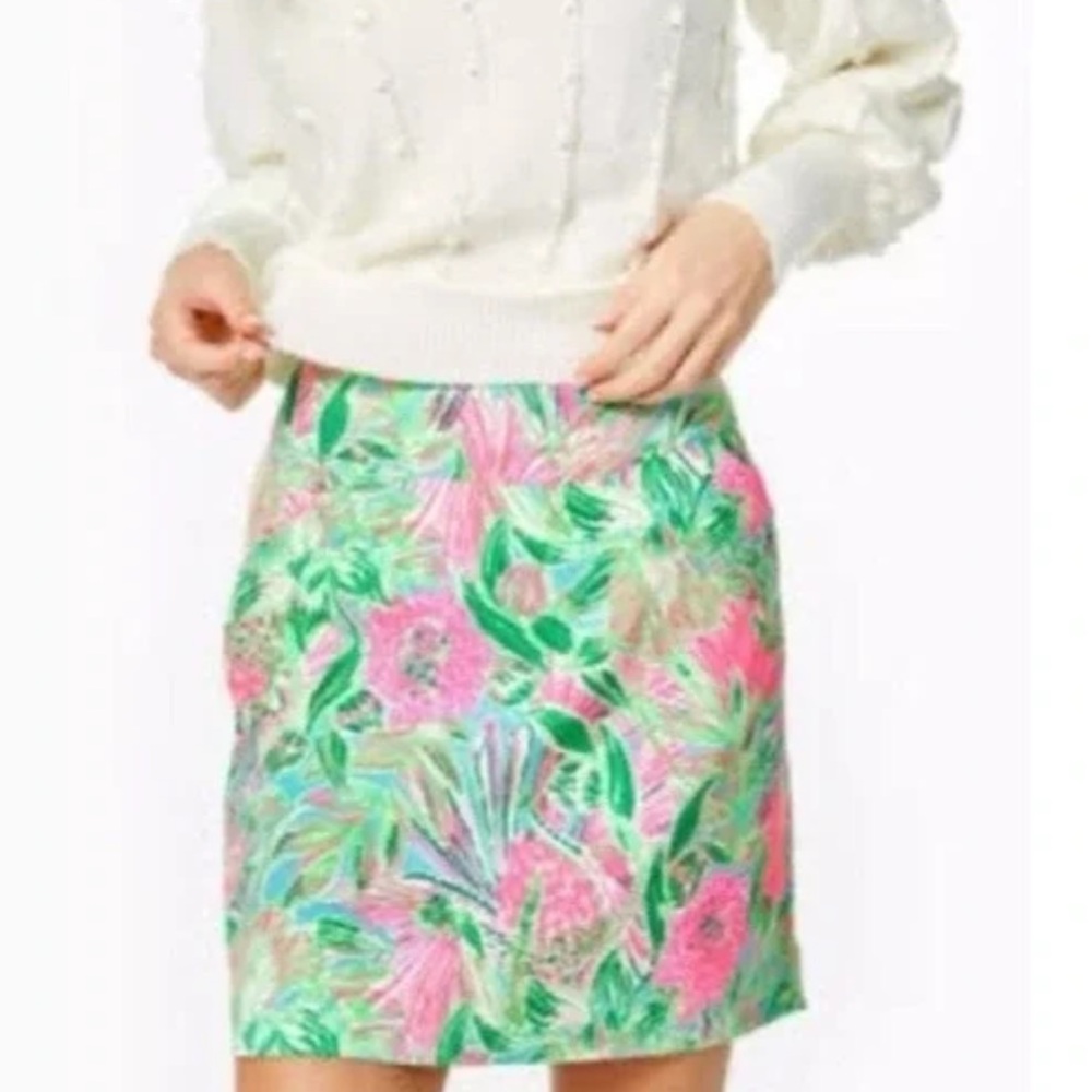 Lilly Pulitzer Jonas Skort in Blue Horizon Coming In Hot Sz 12